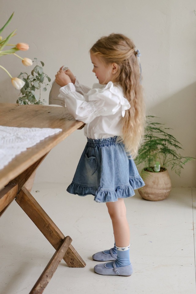 【1/31〆予約】<flo>  Joa denim skirt