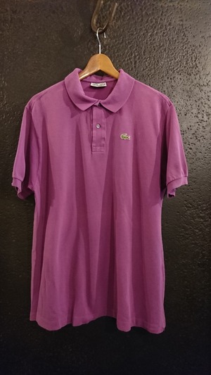 MADE IN FRANCE LACOSTE POLO SHIRT Purple Color