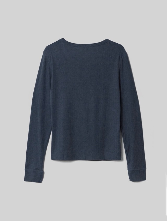 (予約) taffeta / Wool ribbed tee 4color