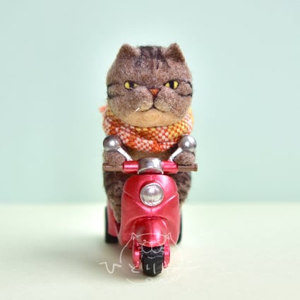 猫さん】バイクねこ／キジ | ネコノ森