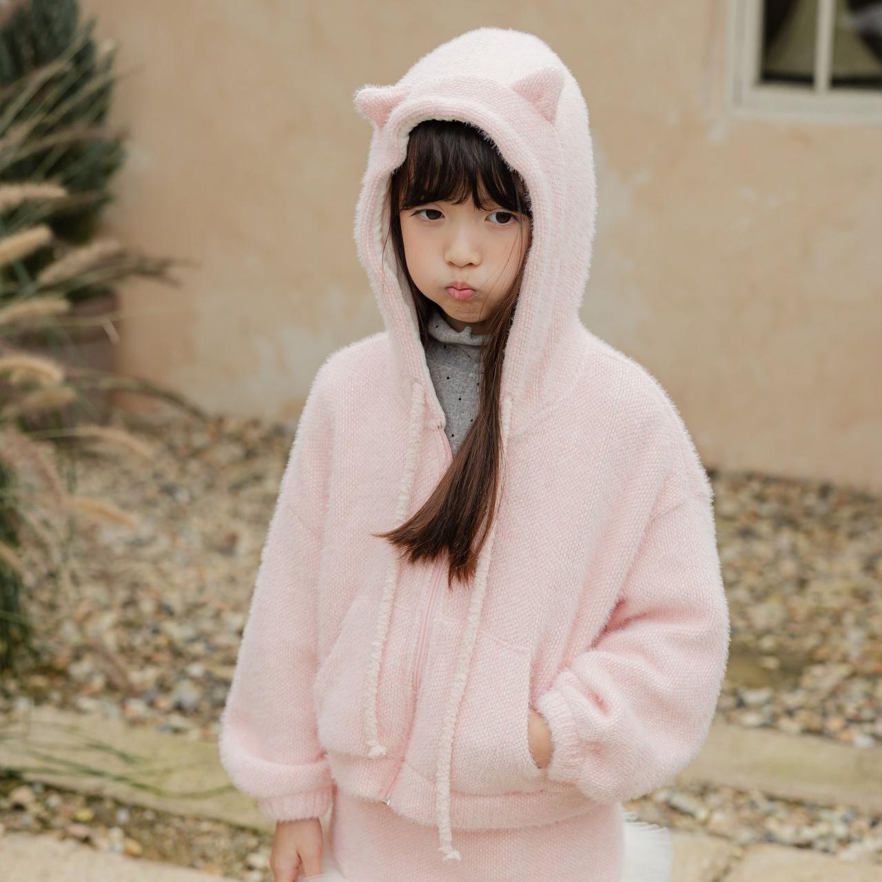 «予約»«ジュニアサイズあり»«Urban rabbit» ベビーキャットパーカー 2colors