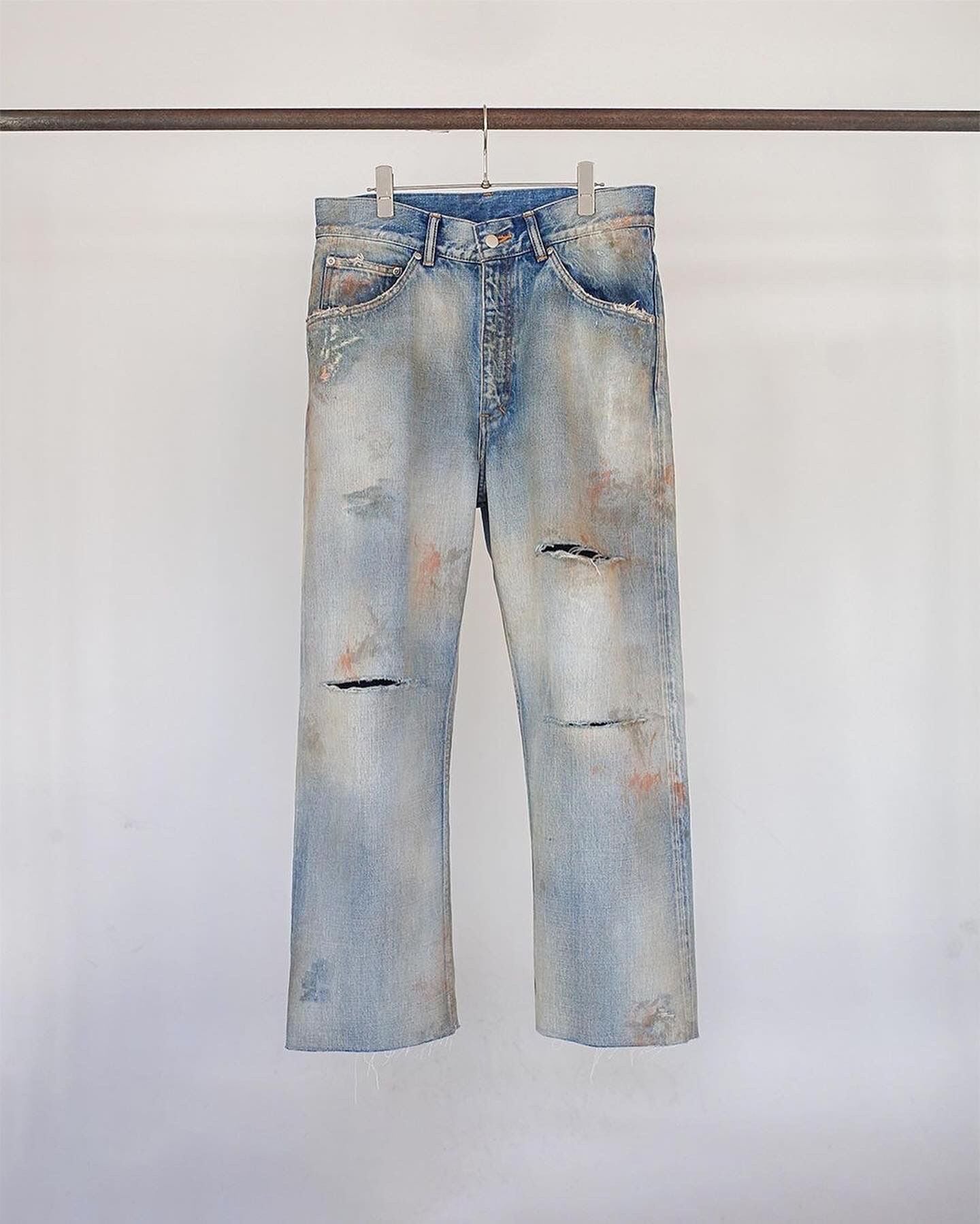 Ancellm INDIGO STRAIGHT 5P DENIM PANTS 【公式通販】