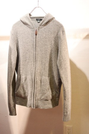 j.crew lambs wool zip up parka .