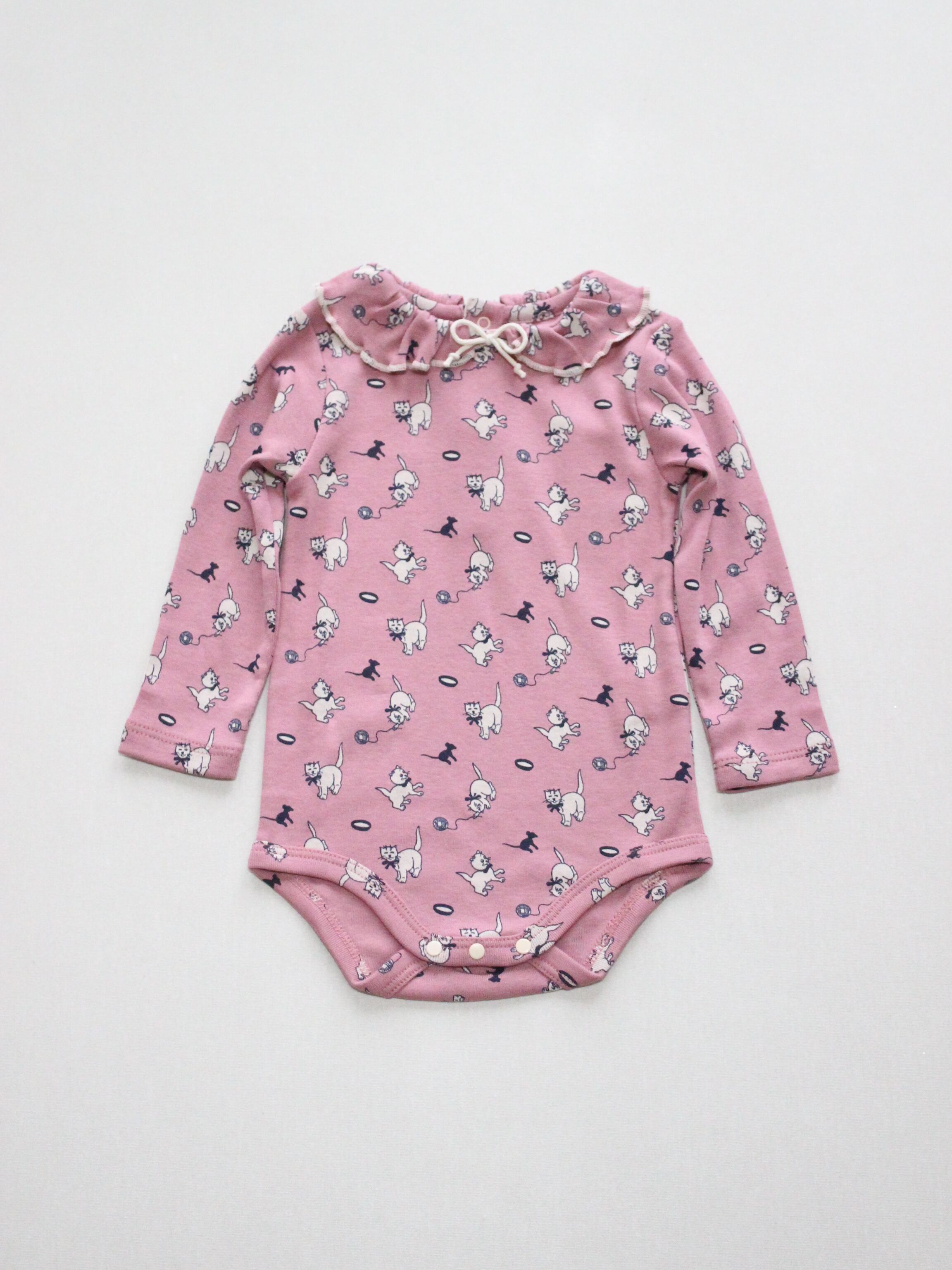 misha&puff pierrot onesie sage 猫 9-12 ピエロ 種類