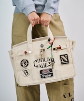 -数量限定-【直営限定ITEM】TYPE-C バイカラーワッペンターンロックハンドバッグ CQ-49510H
