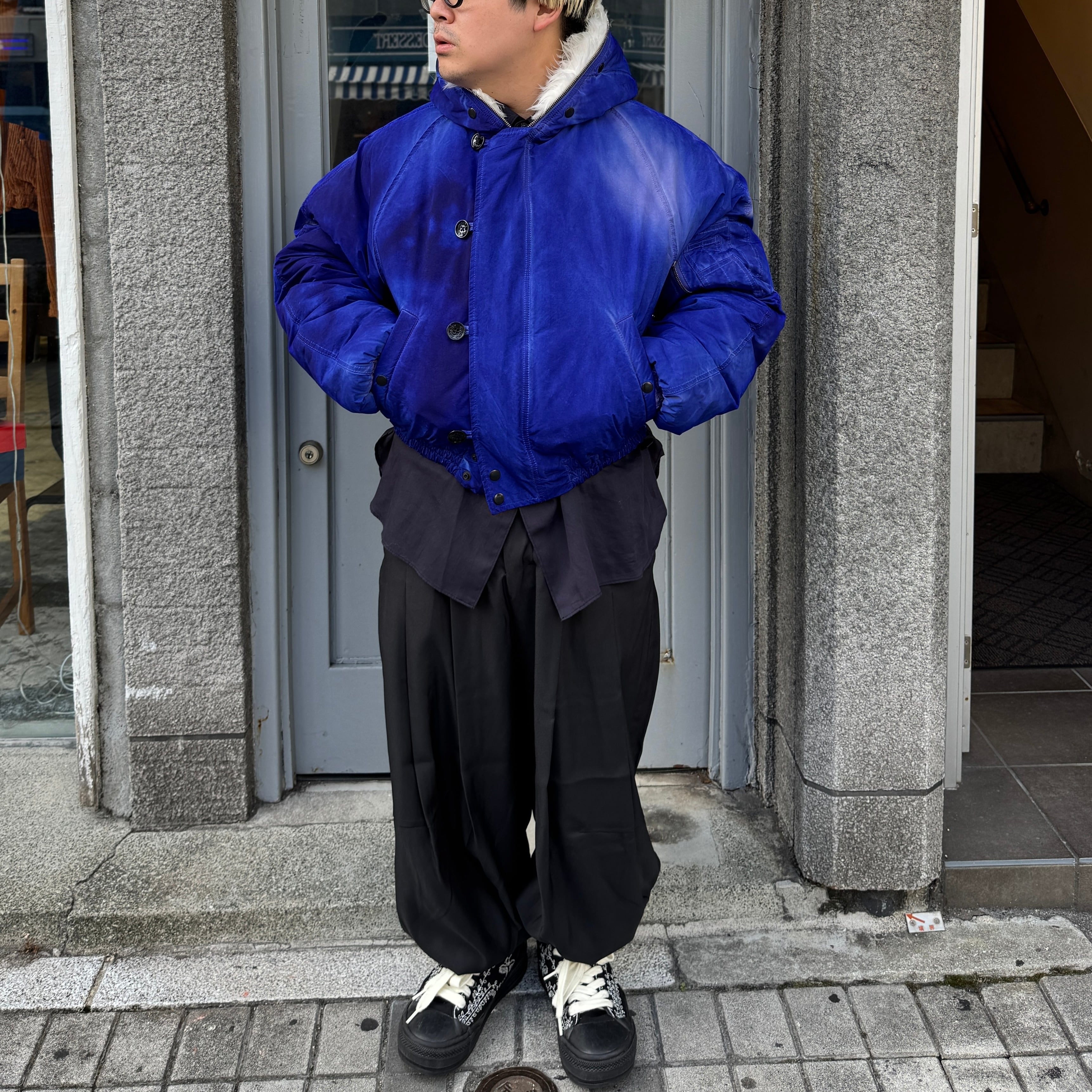 SHINYA KOZUKA 22SS ジャケット ブルー 中古・古着通販】SHINYA KOZUKA (シンヤコズカ) BDT jacket ブルー