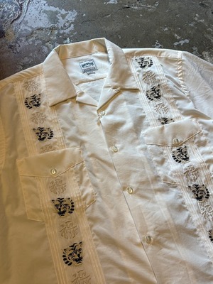 HOUSTON / EMB CUBA SHIRT(虎福) / 刺繍キューバシャツ / 41307