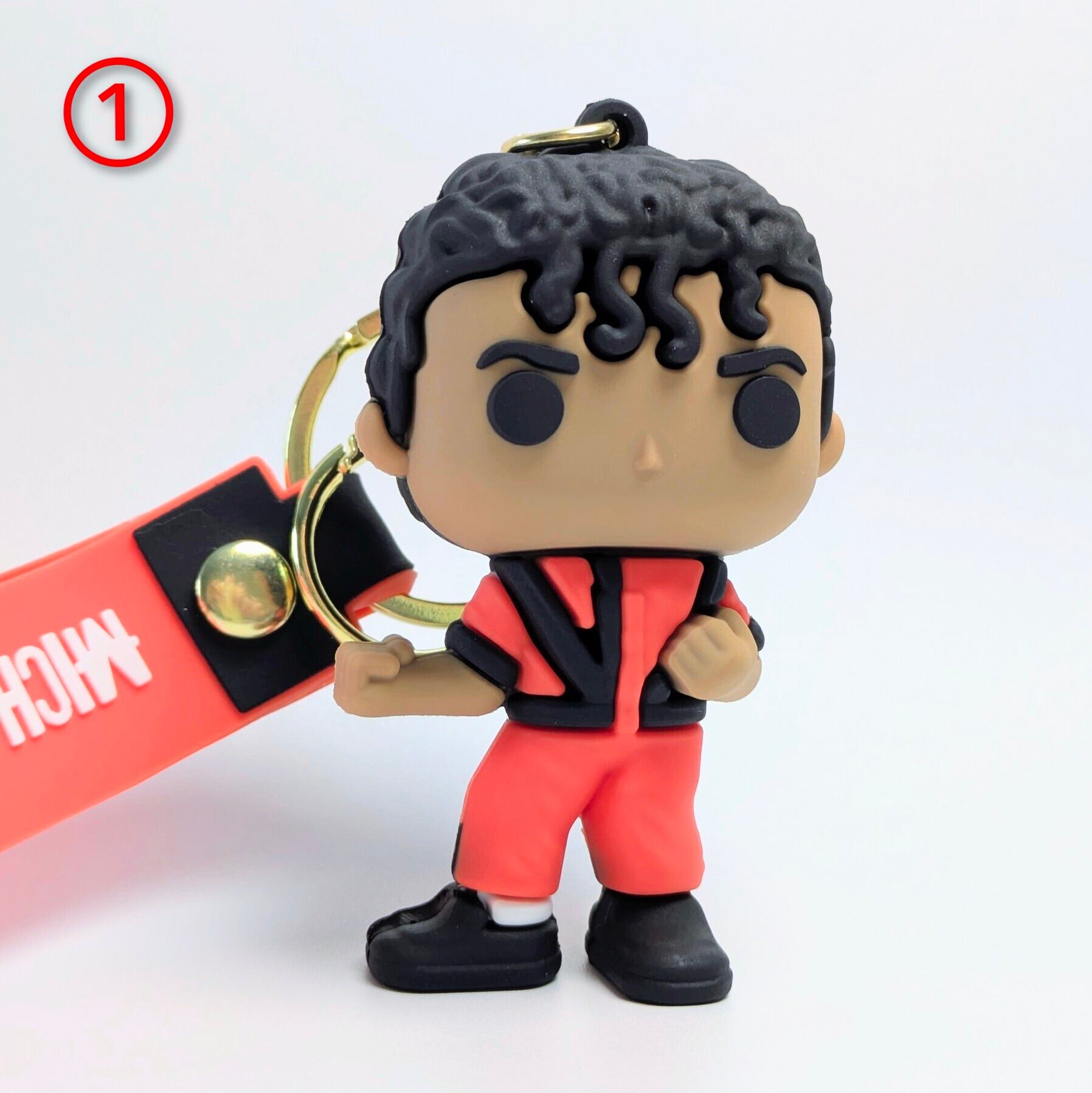 michael jackson ( マイケル・ジャクソン ) 】3D Rubber KeyHolder