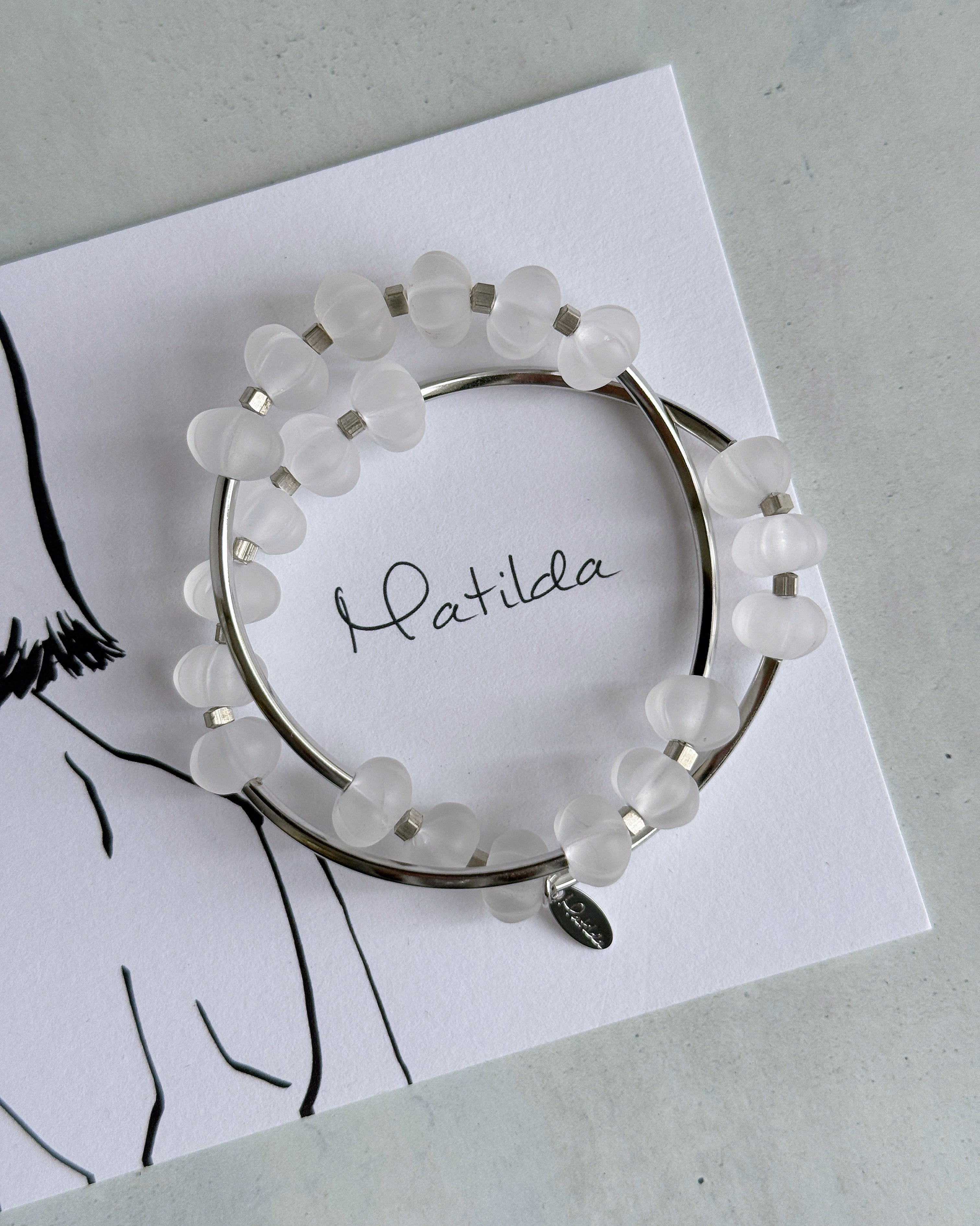 layered bracelet(クォーツ・シルバー)