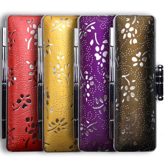 【13.5～15mm用】印鑑ケース 銀花 