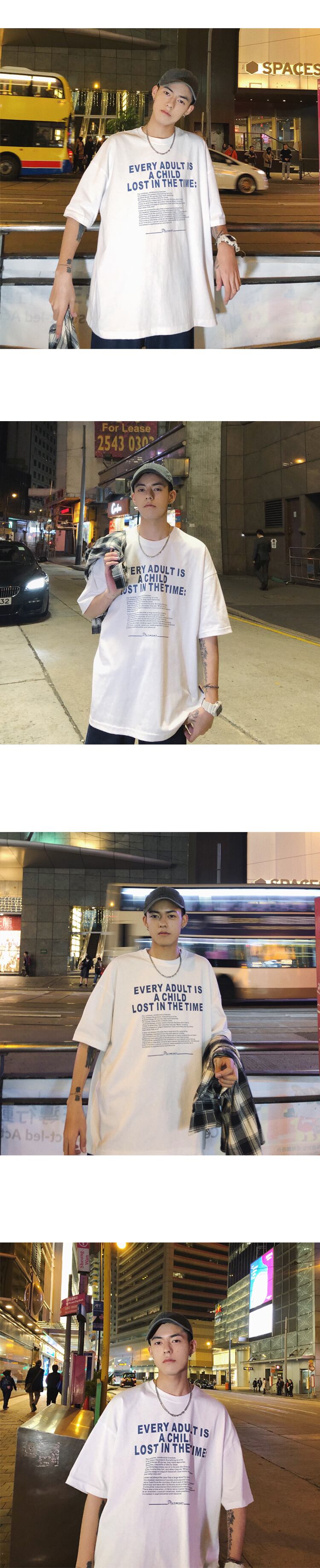 全3色 Tシャツ カットソー プリント カジュアル シンプル