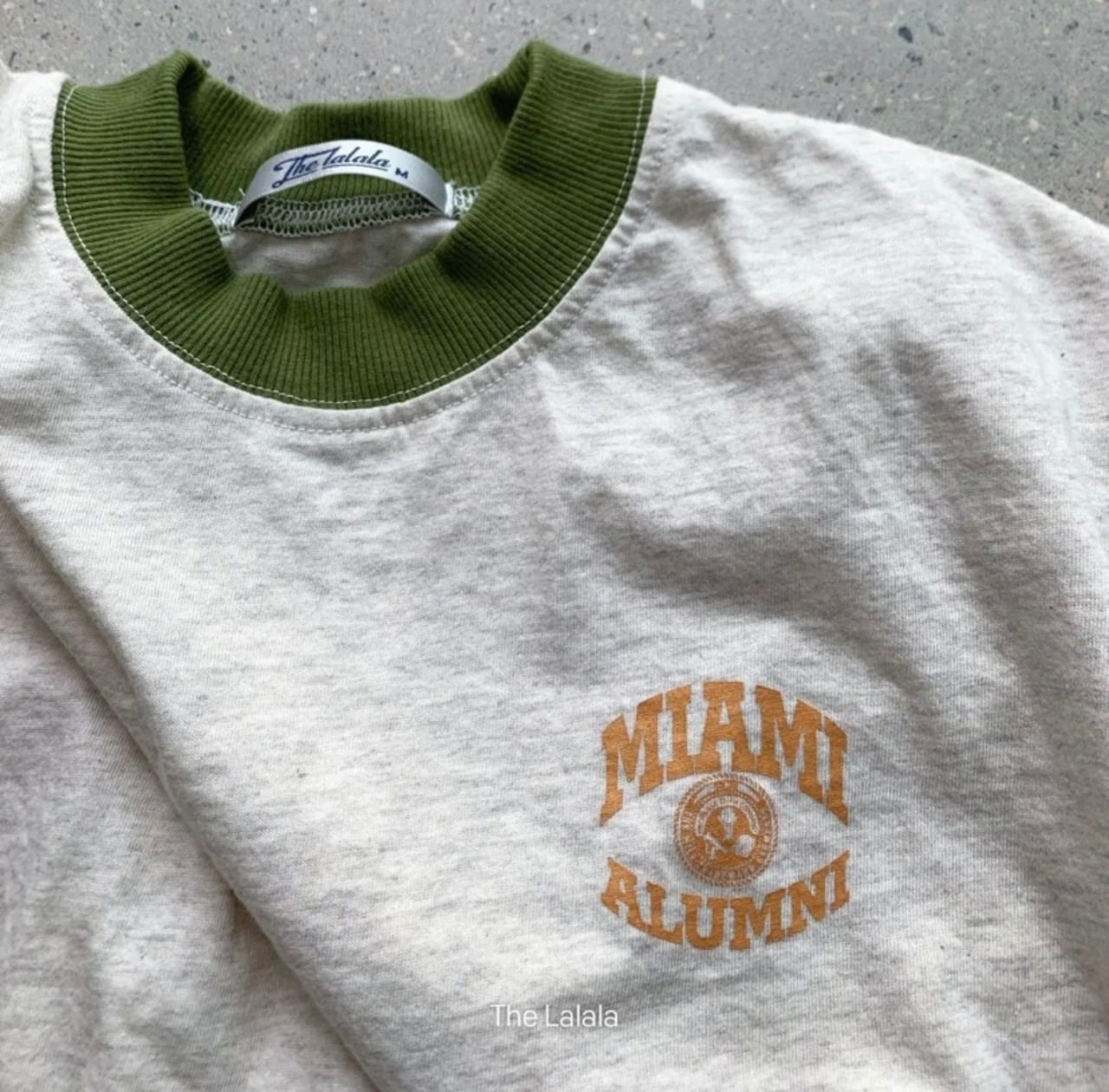 vintage print T / the lalala