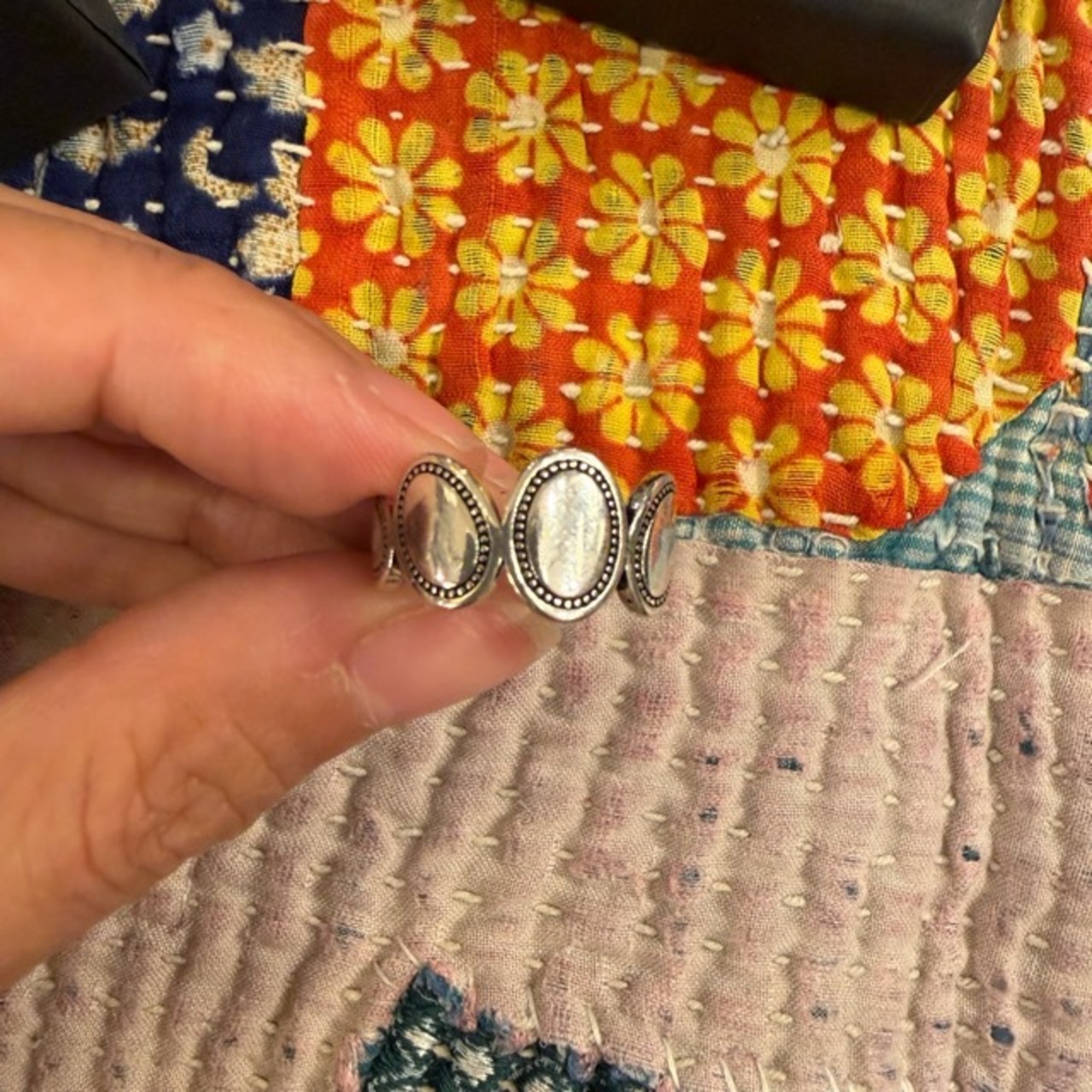 TOPANGA Jewelry　Oval pattern  ring 　オーバルパターンリング　オーバル　指輪　ギフト　Ring　Silver　
