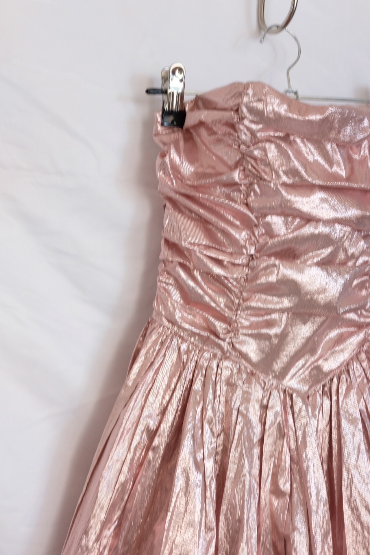 80’s “GUNNE SAX” Metallic bare dress Made in U.S.A