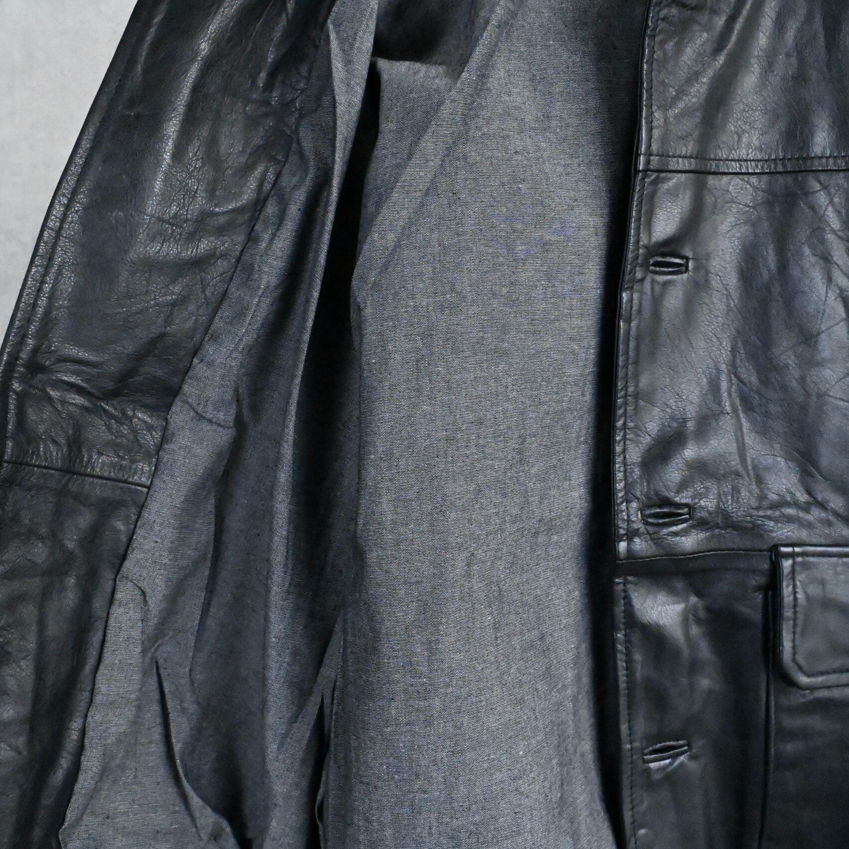 25AW》【YOUSED】 FRENCH ANTIQUE LEATHER JACKET フレンチ