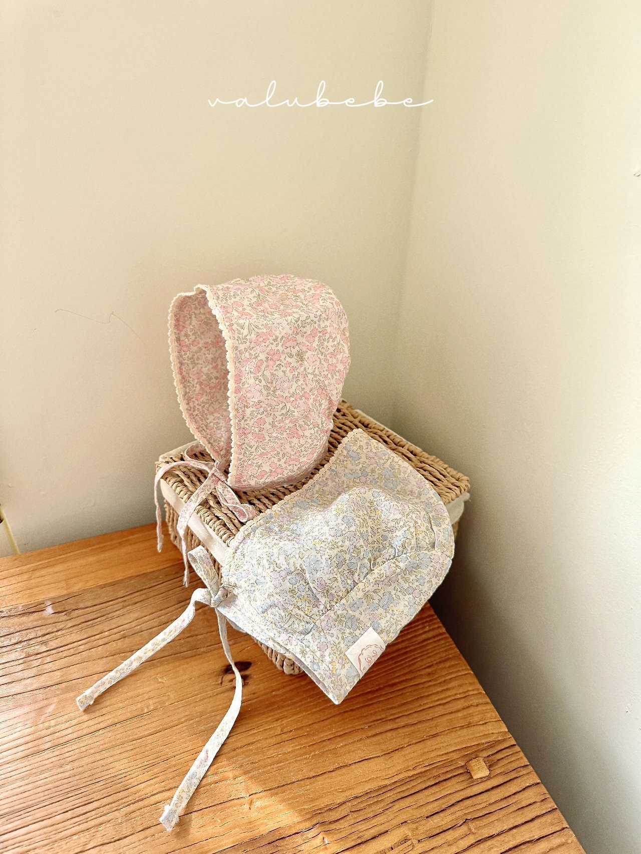 [valubebe] Flow Lace Bonnet Hat / [벨루베베] 플로우레이스보닛햇