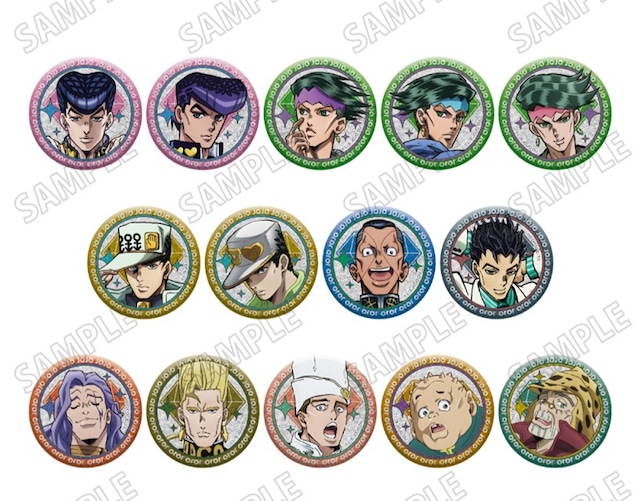 アニメ『ジョジョの奇妙な冒険 ダイヤモンドは砕けない』 缶バッジコレクション【RE】vol.2 BOX 全14種