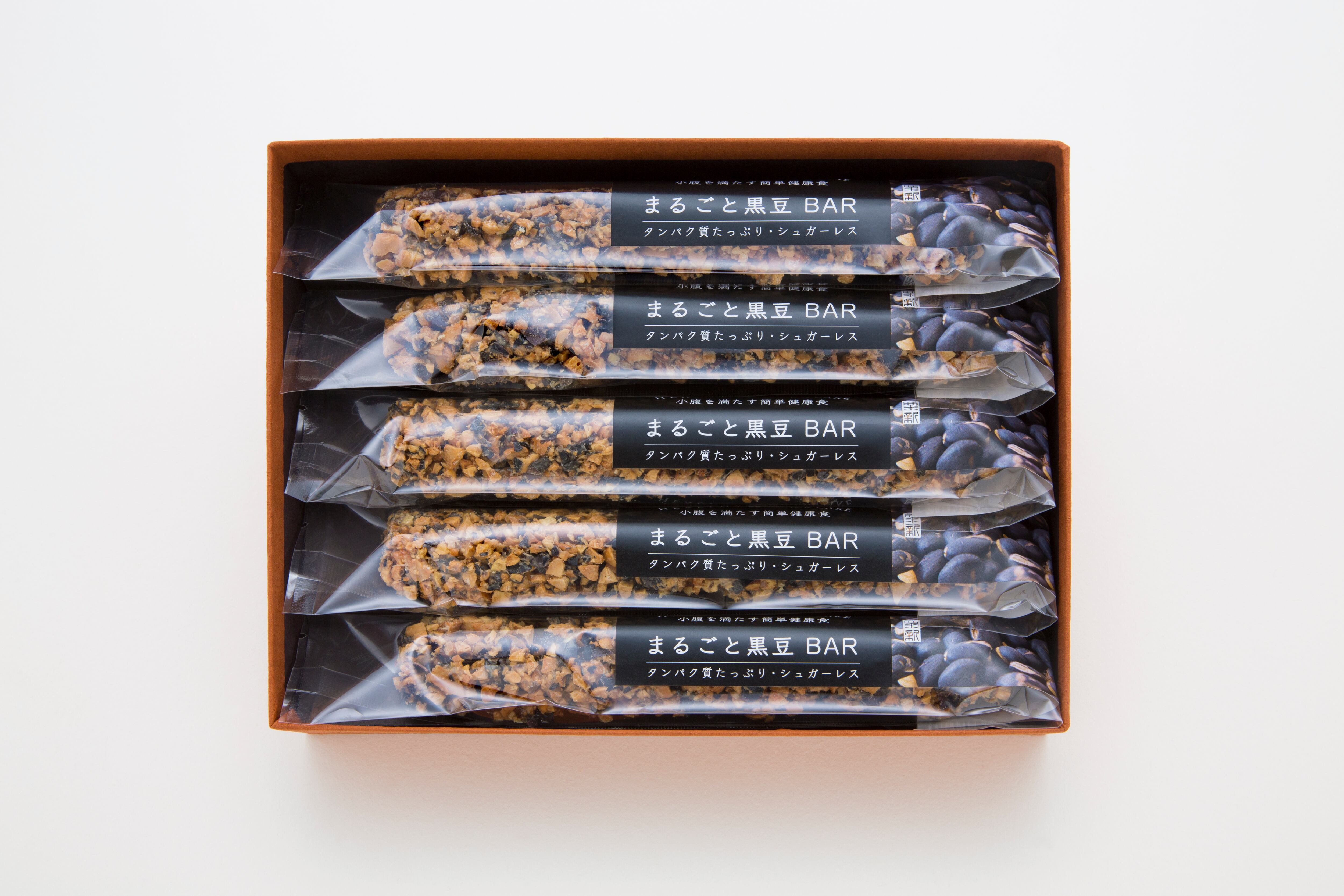 まるごと黒豆bar 5本セット 化粧箱入り 粟おこし 贈答 ギフト 大阪の老舗 粟新 Online Store