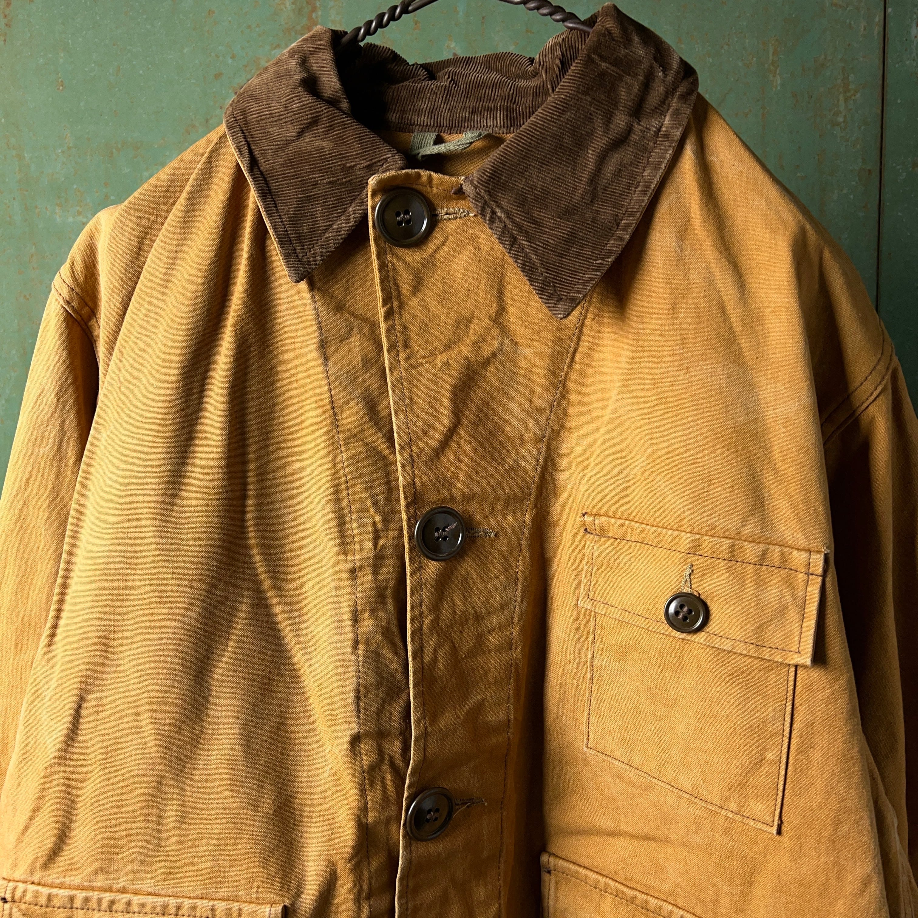 60s USA製 MASLAND ハンティングジャケット　ビンテージ 楽天市場】50s 60s ビンテージ □ WOOD STREAM TAPATCO 本革