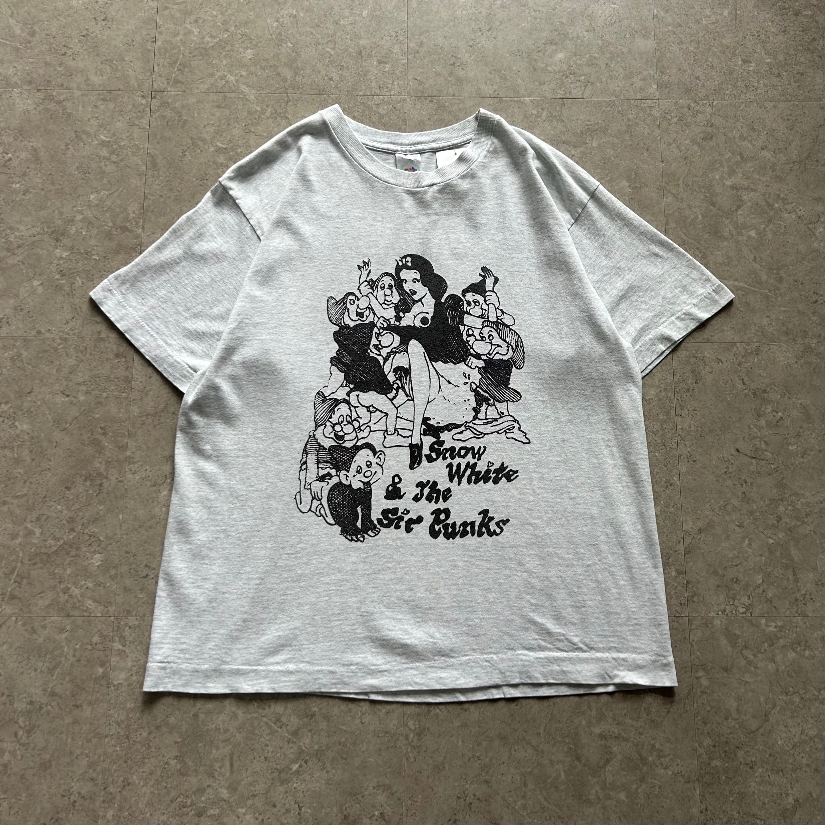 90s "Snow White & The Sit Punks" T-shirt 【仙台店】