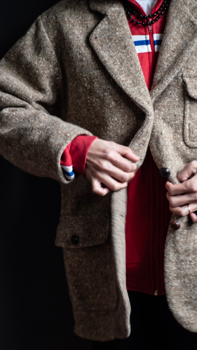 "Eddie Bauer" '80s vintage Wool nylon jacket