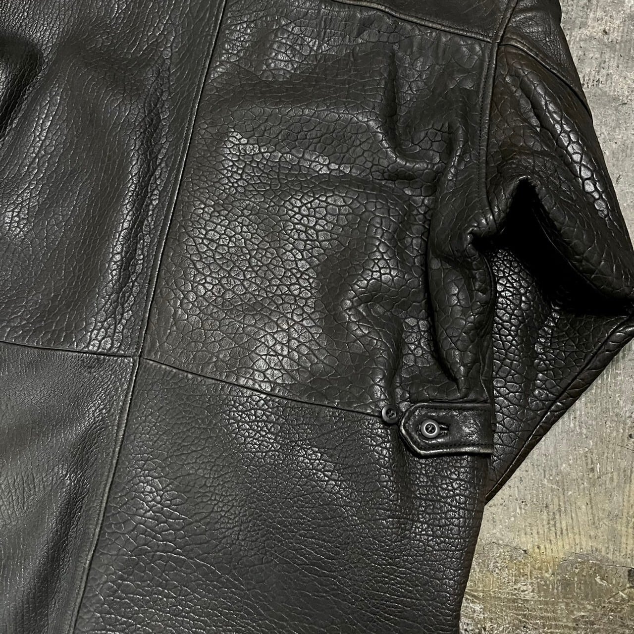 80s CHAPS Ralph Lauren Leather Car Coat | VOLAR