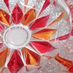 赤とオレンジのジュエリートレイ