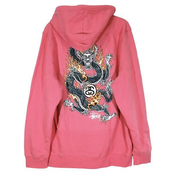 STUSSY   FIRE DRAGON FULL ZIP HOODED.