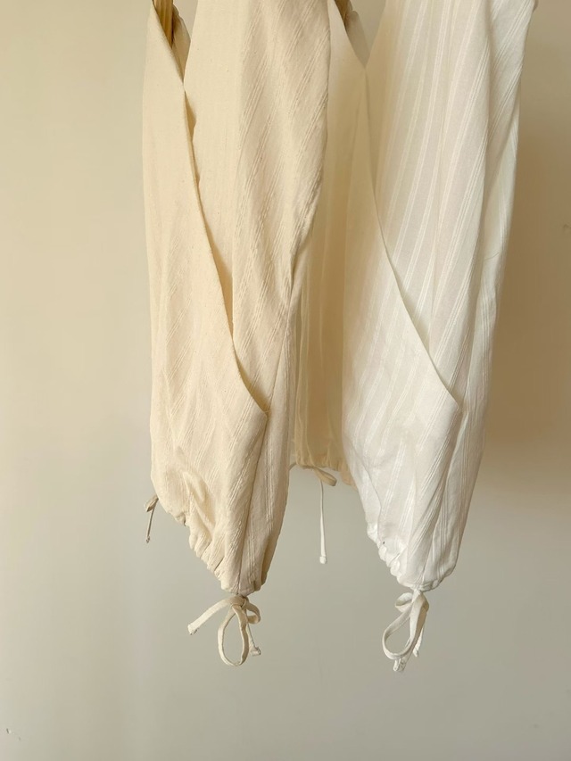 (予約) LIFFEY / Yoru shirring blouse 2color　