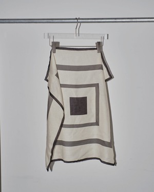 TODAYFUL　Geometric Silk Scarf ジオメトリックシルクスカーフ Cream