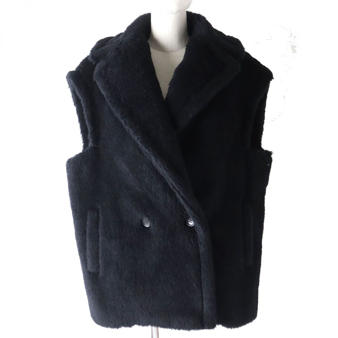 極美品△正規品 白タグ MaxMara マックスマーラ レディース テディベア 