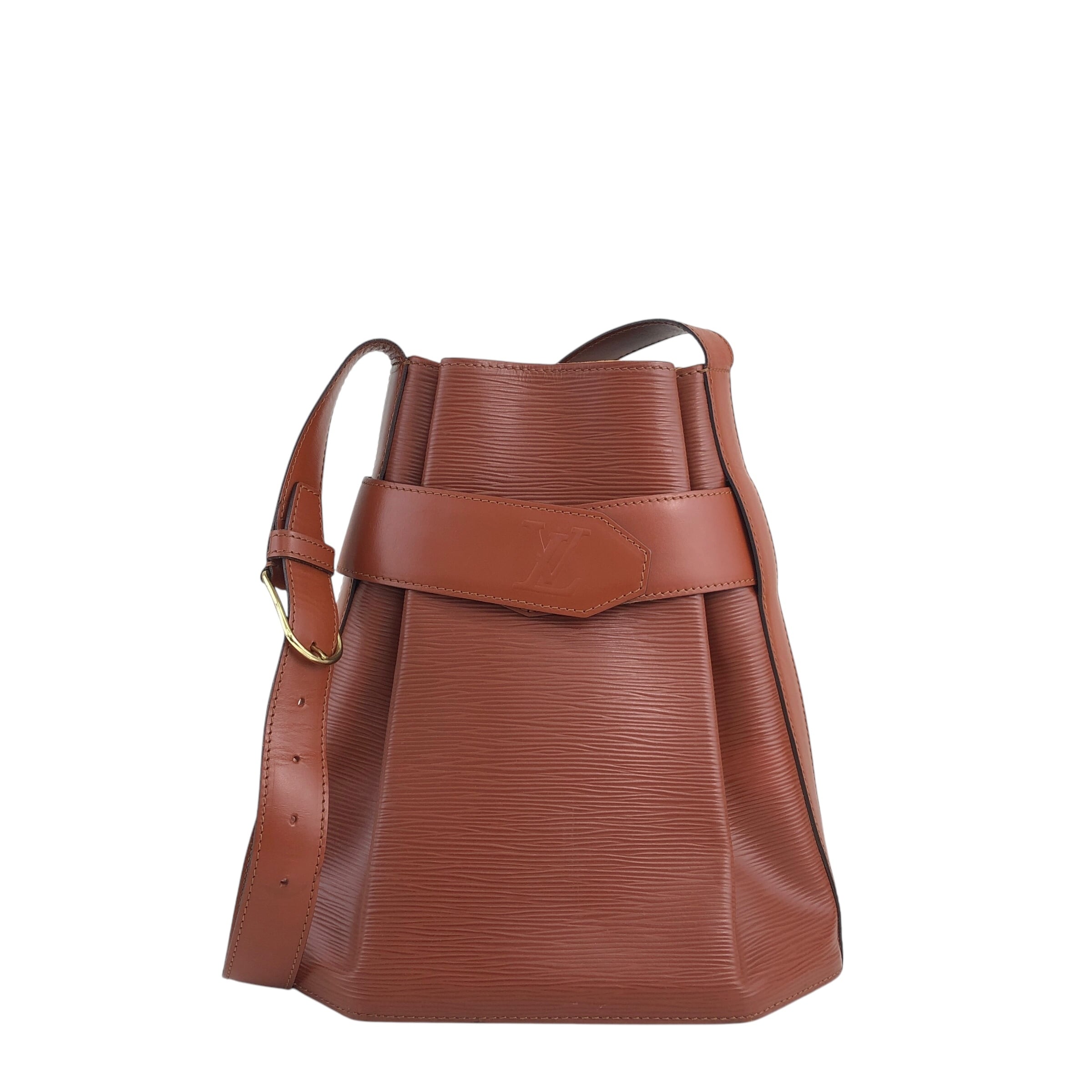 LOUIS VUITTON ルイヴィトン エピ ショルダーバッグ ブラウン サック