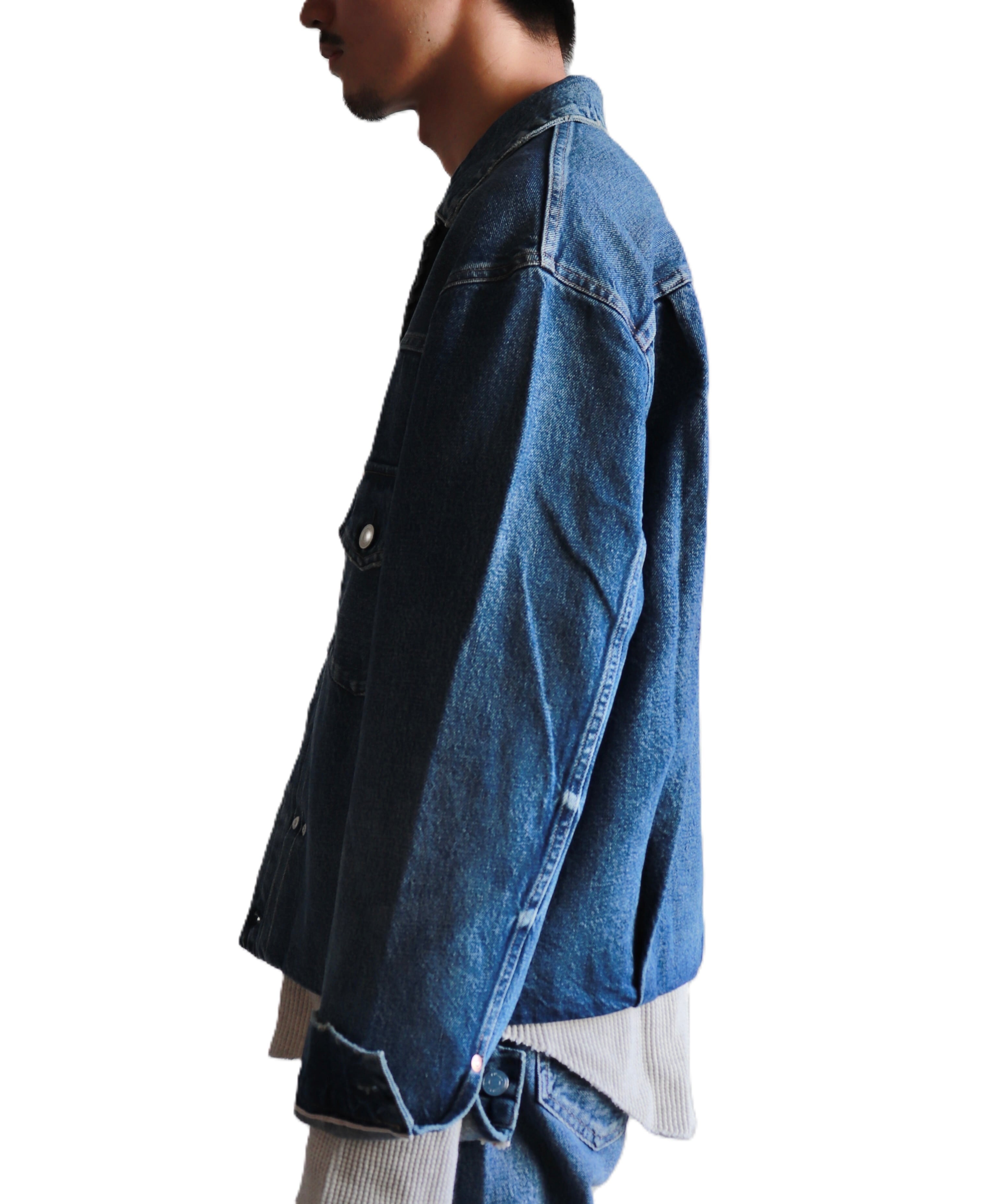 ジャケット・アウター TANAKA ST-45 ancellm wism etoqk TANAKA / ST-45 THE JEAN JACKET (VINTAGE BLUE) | AfterSchool