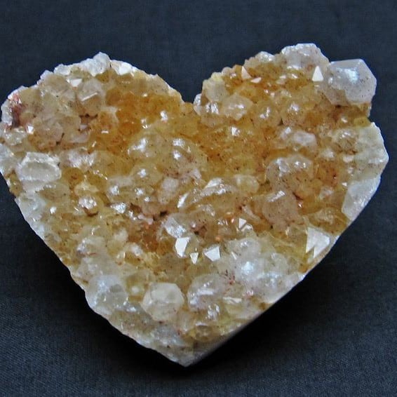 スーパーセブン ハート置物 セイクリッドセブン 原石 145-429