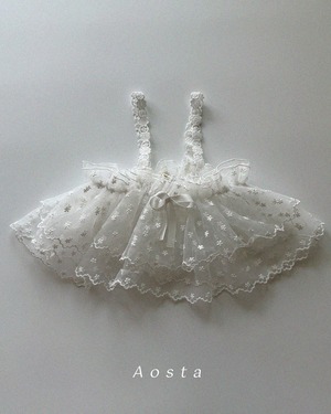 【即納】AOSTA / lace strap bustier