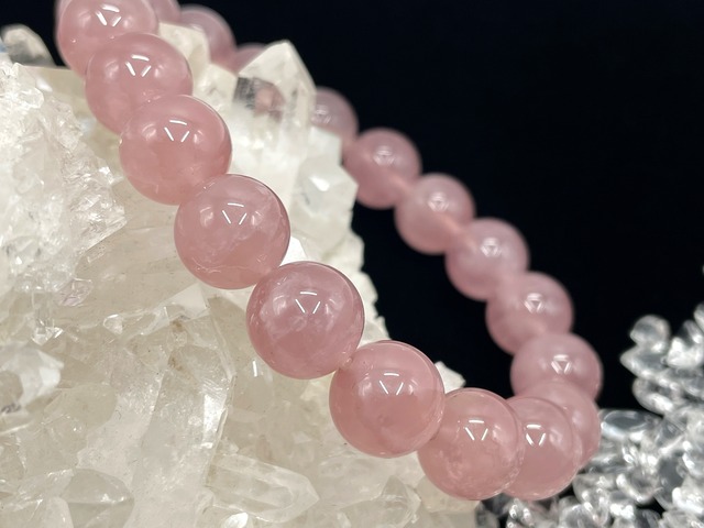 スタンダードブレスレット（マダガスカルローズクォーツ）