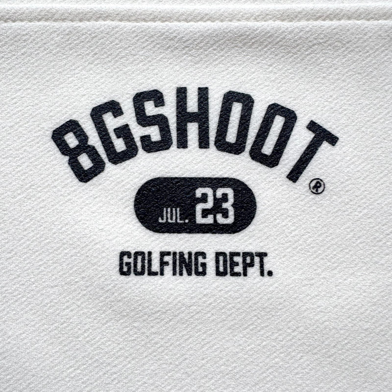 COLLEGE LOGO MOCK NECK FOOTBALL SHIRT -WHITE- | 8G SHOOT WEBSTORE