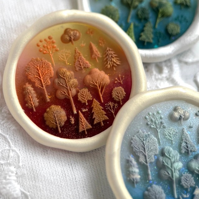 【在庫のみ】小さな森｜Little Forest 25mm シーリングスタンプ
