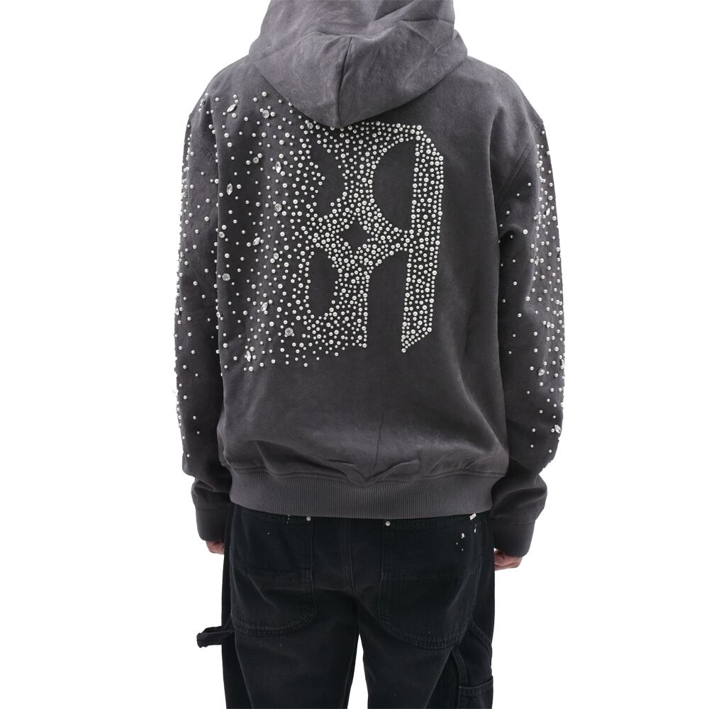Birth Of Royal Child】Cashew Blossom Pearl Zipper Hoodie | AYIN