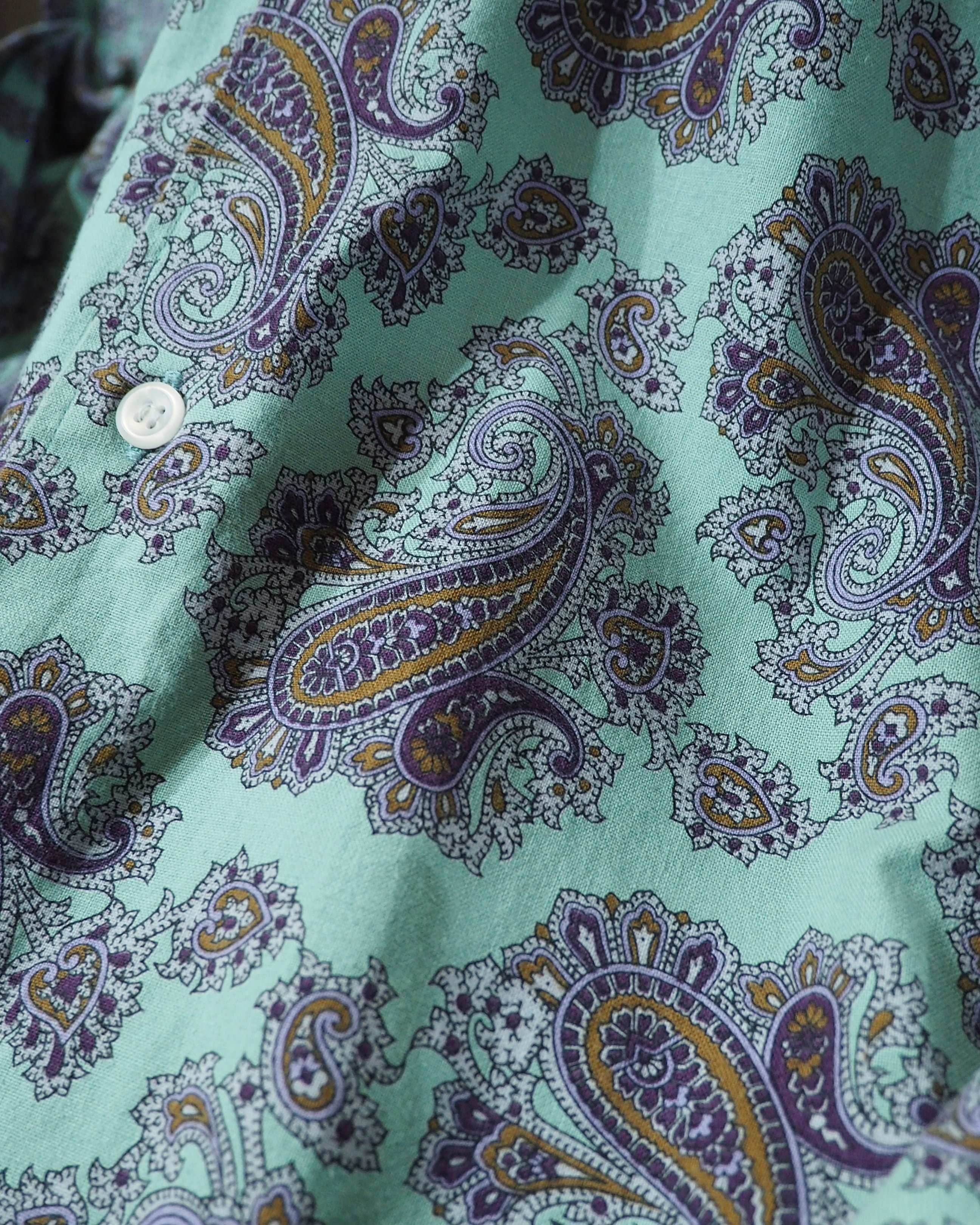 1990s " McGREGOR " Beautiful Paisley All Over Pattern Vintage Loose Shirt