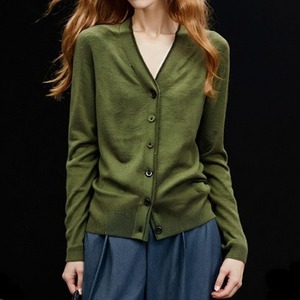 V-neck knit cardigan(SN110)