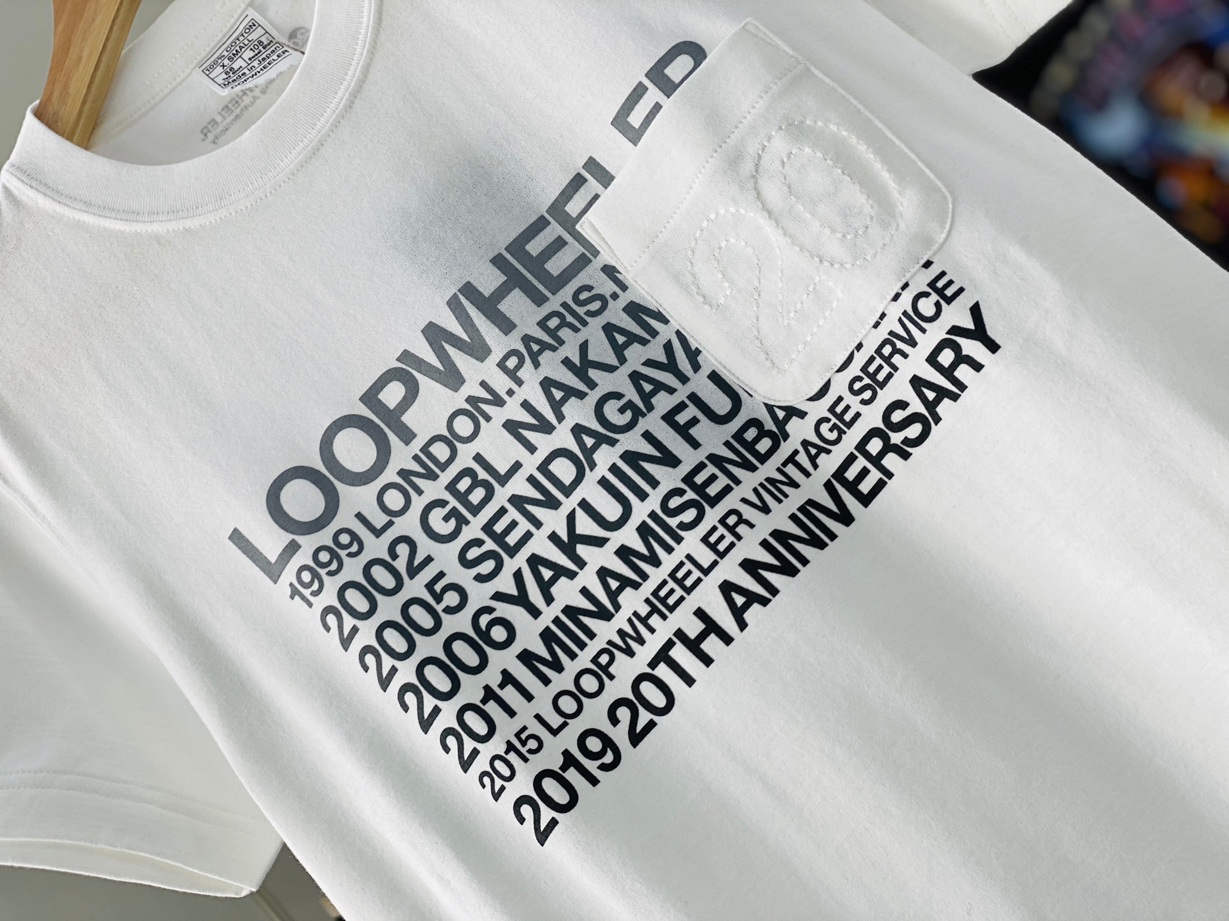 LOOPWHEELER 20th Tシャツ
