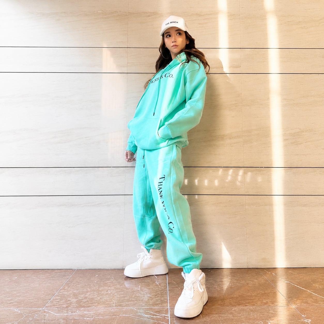 THANK YOU ＆ Co. パーカー ティファニーブルー | obsession golf co.