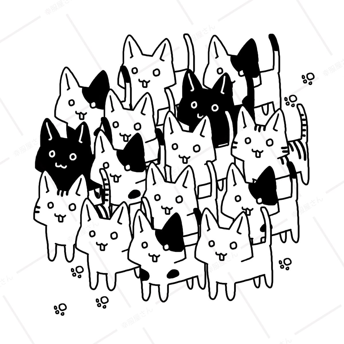 ゆるキャラ ニャモフェスティバル Tシャツ cat04 ねこ ネコ tシャツ 猫服