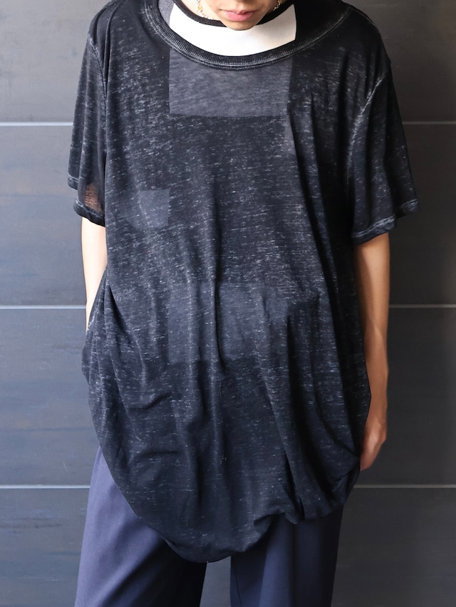 sheer oversize top