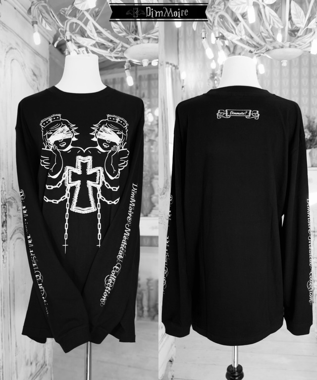 Angel刺繍トップス【Black】