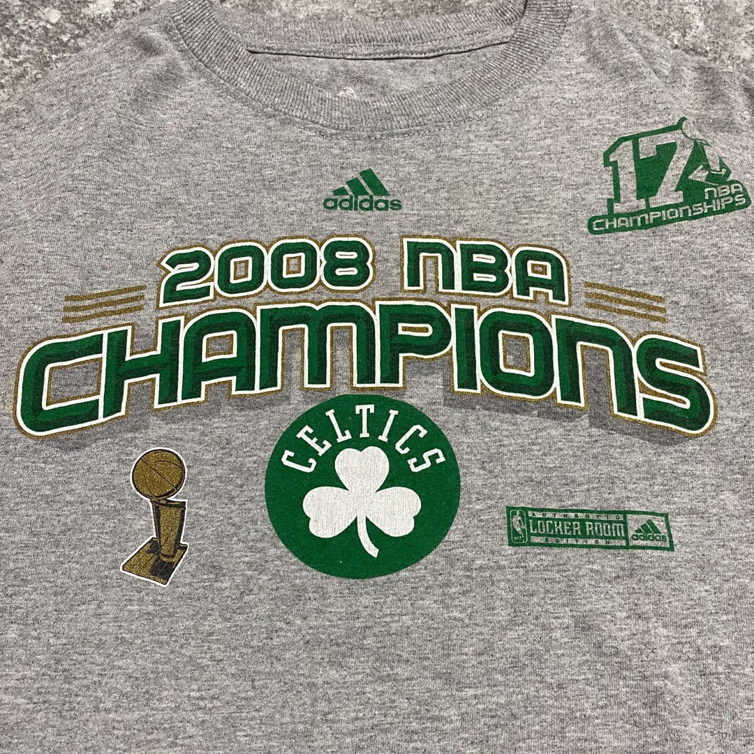 ボストン・セルティックス 2008 NBA優勝 記念 Tシャツ adidas | 【公式】am3:41 -NBA古着ショップ- powered by  BASE