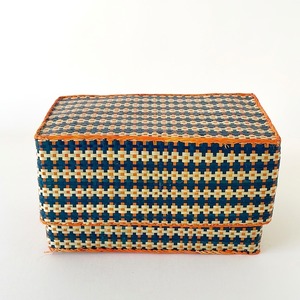 Rectangular colourful basket M w27cm×16.5cm×h15cm