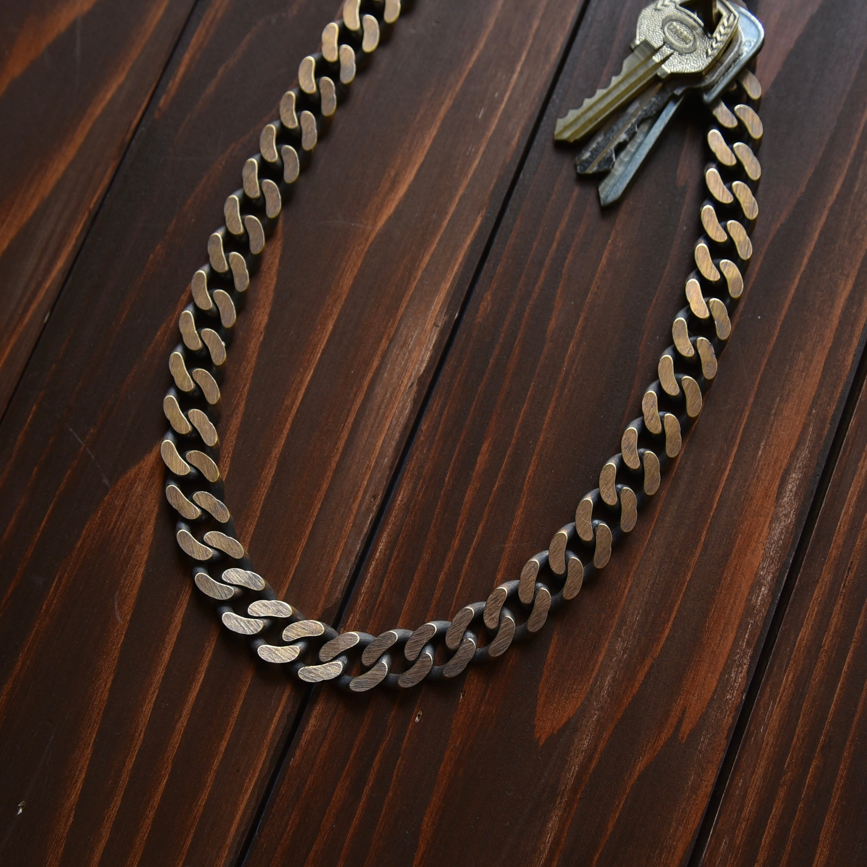 ベストセラー】Hand Made Vintage Wallet Chain Made in Japan / 真鍮
