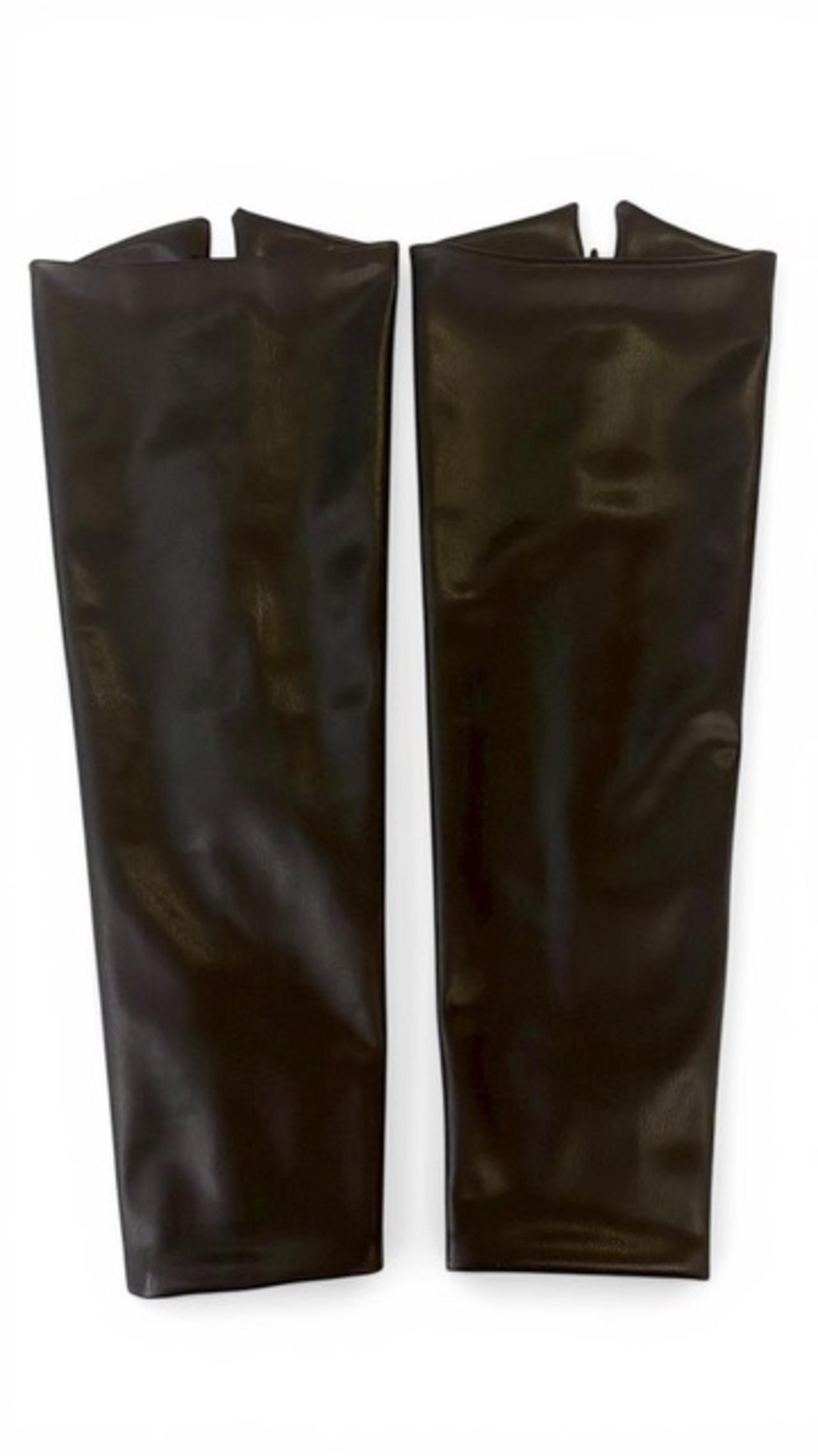 【26AW 先行予約】FUMIE TANAKA フミエタナカ / PU leather leg warmers - 1